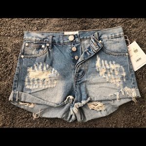 One Teaspoon Denim Shorts